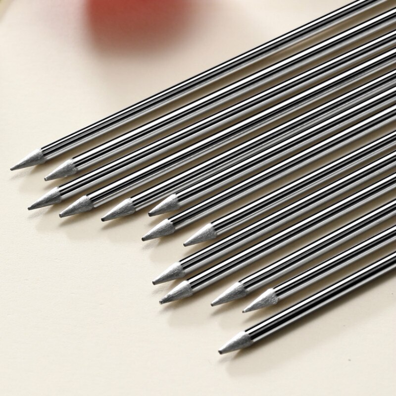 Barbecue sign stainless steel round sign barbeque needle skewers mutton skewers flat sign BBQ sign barbecue utensils brazing