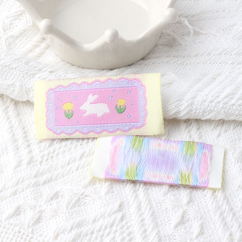 Tkane etykiety z kreskówek wiśniowych, naszywki z tkaniny, naszywki robić samodzielnego wykonania opasek robić włosów, ubrań, lalek, rękodzieła i akcesoriów: Metalowy pistolet