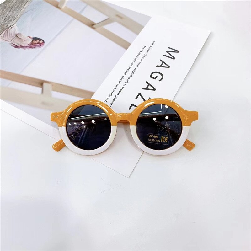 Children&#39;s Kids Sunglasses Sun Glasses Vintage Cute Cartoon UV 400 Protection Girls Boys Baby Oculos De Sol Gafas Eyeglasses