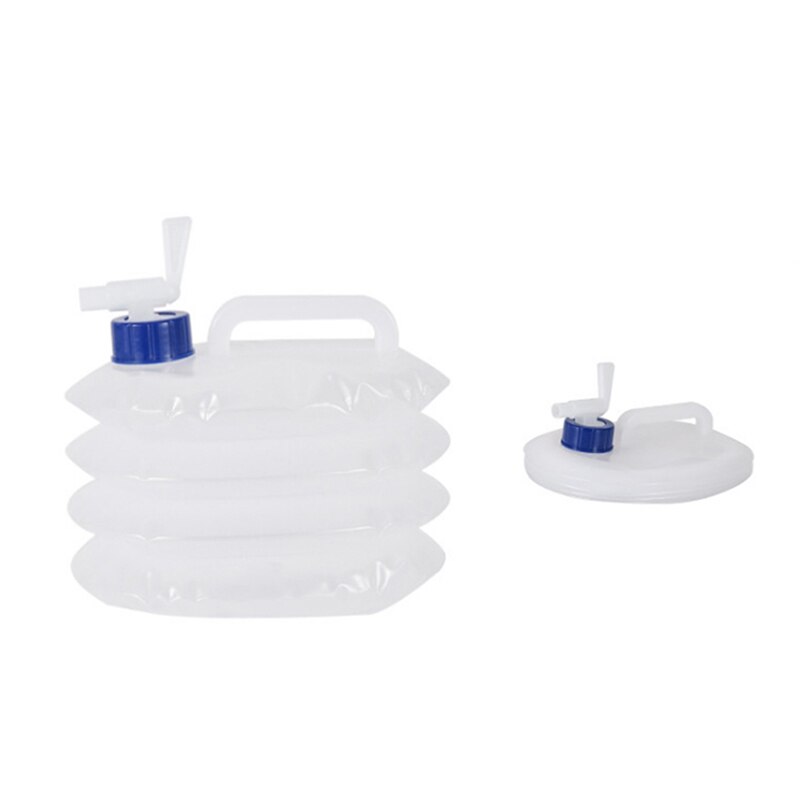 3L Outdoor Camping Opvouwbare Emmer Water Zak Container Met Tap Draagbare