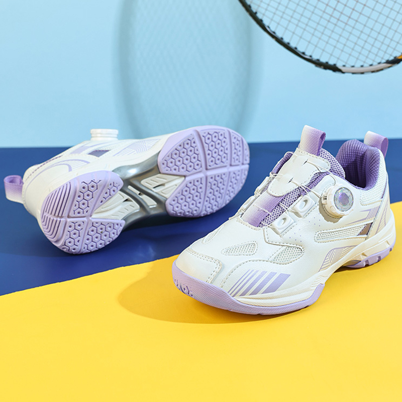 Heren badmintonschoenen, paar tennissneakers, ademende trainingsschoenen voor binnen en buiten, badmintonschoenen met draaibare gesp