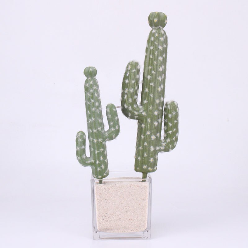 Accesorios para cabeza de flores y plantas artificiales tropicales, Bola de cactus de simulación de plástico, decoración para el hogar, plantas de cactus y carne en maceta