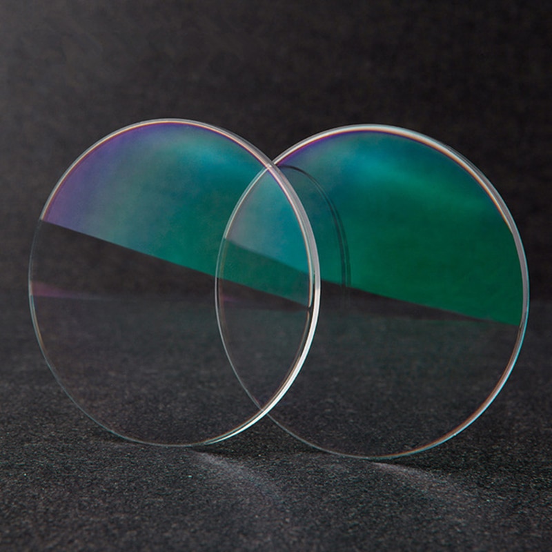 BCLEAR 1.60 Index Aspheric Clear Lens MR-8 Super Hard Optical Glasses Prescription Lenses Strong Anti Reflective for Rimless