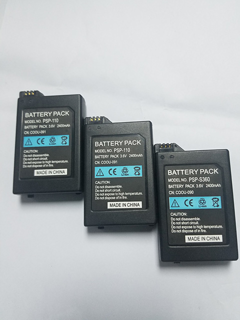 2400mAh batterie de remplacement pour Sony PSP 1000 batterie PSP-110 manette de jeu pour PlayStation Portable contrôleur