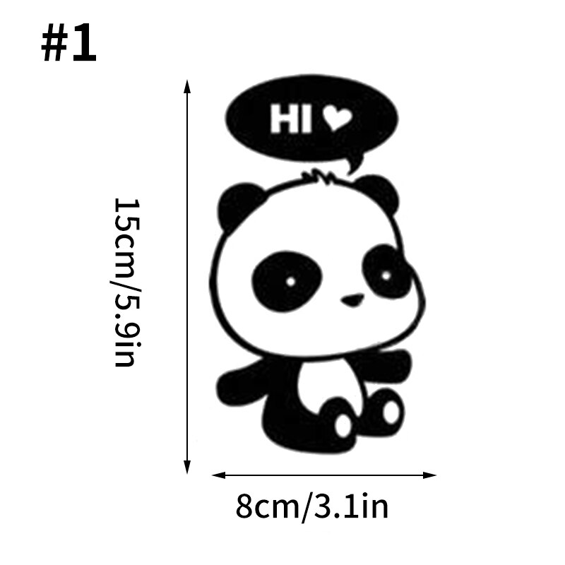 Cartoon Schakelaar Sticker Panda Muursticker Pvc Dieren Aan-uit Schakelaar Outlet Muurstickers Kinderen Baby Slaapkamer Decoratie: A Wall stickers