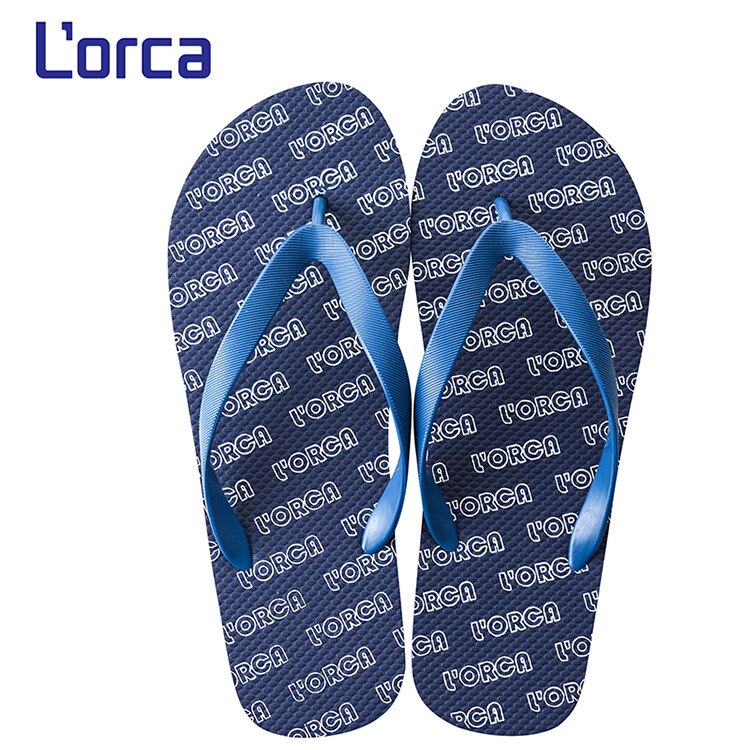 Lettres imprimer sandales de plage pour hommes femmes pantoufles à plate-forme compensée tongs Chaussures Femme: blue(men) / 41