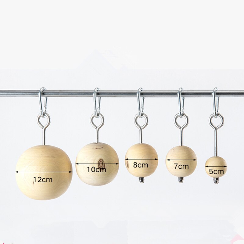 Holz Klettern Energie Ball Klettern und Bouldern Greifer Prämie Fitness Kanonenkugel Halten Griffe ziehen hoch Ball