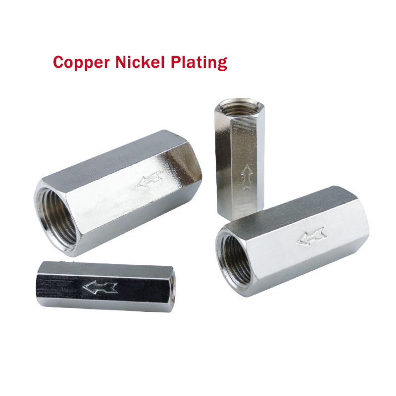 Ka -06 ka-08 ka-10 ka-15 luft tilbakeslagsventil i aluminium pneumatisk tilbakeslagsventil kobberforniklet enveisventil cv -01 02 03 04