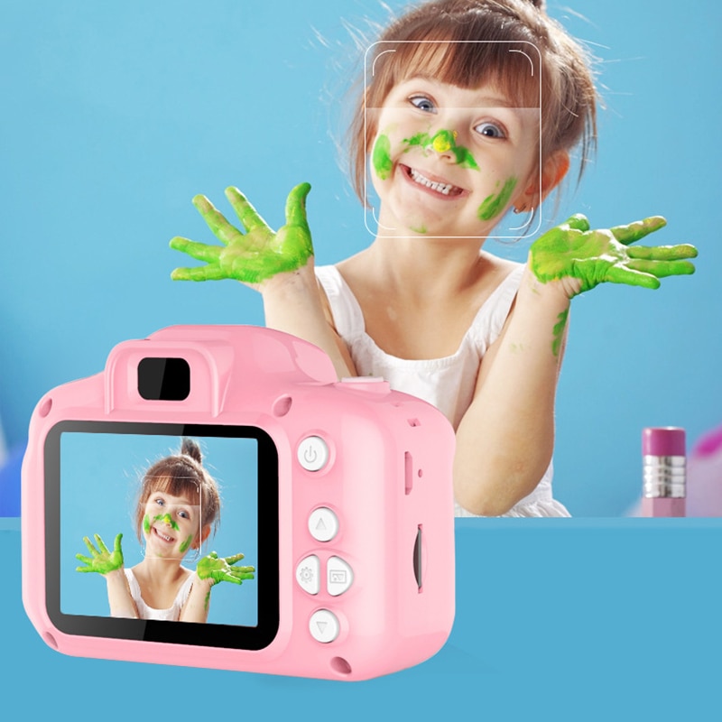 Chegam novas câmeras de reprodução de vídeo foto recarregável barato crianças brinquedo para a menina 1080p mini câmera infantil presente aniversário da criança