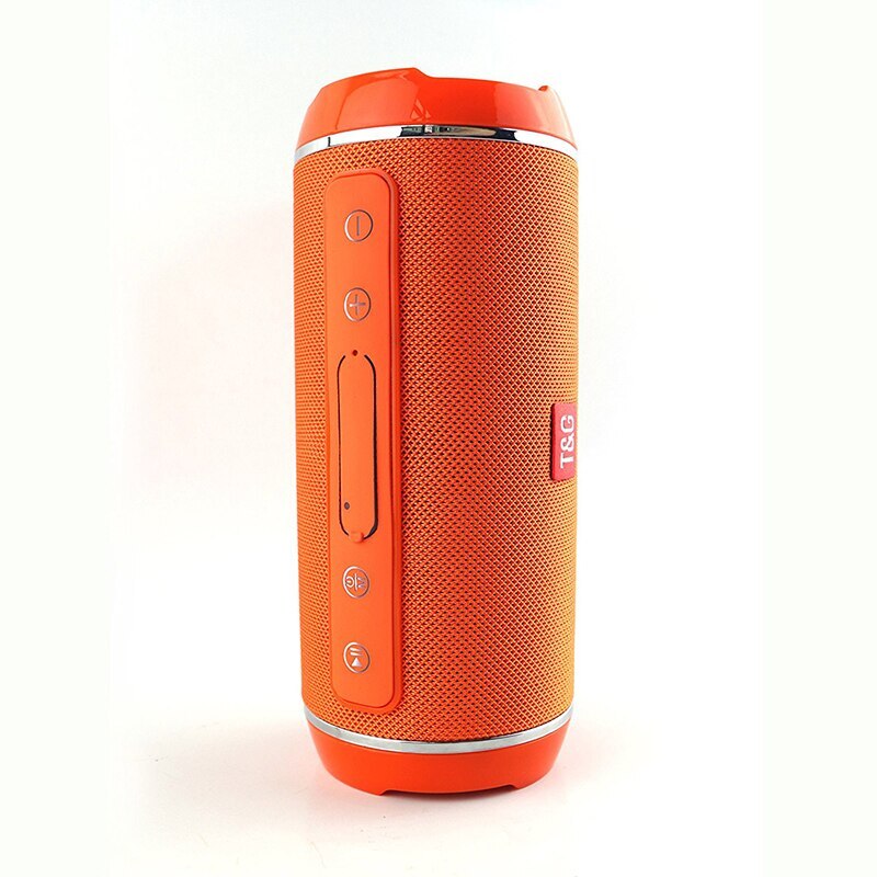 40W TG116 drahtlose Bluetooth lautsprecher draussen kabellos Spalte Subwoofer Musik Zentrum BoomBox tragbare 3D Stereo FM Radio /TF/AUX: Orange