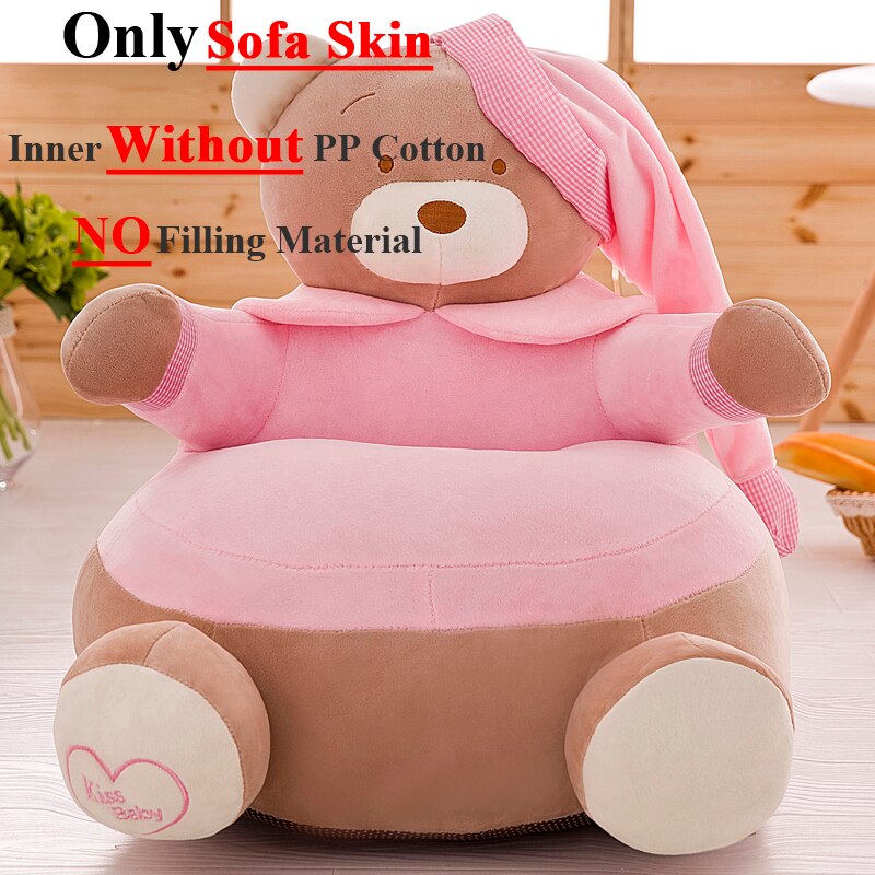 Bean Bag Sofa Cover 80Cm Canvas Ronde Knuffel Geen... – Vicedeal