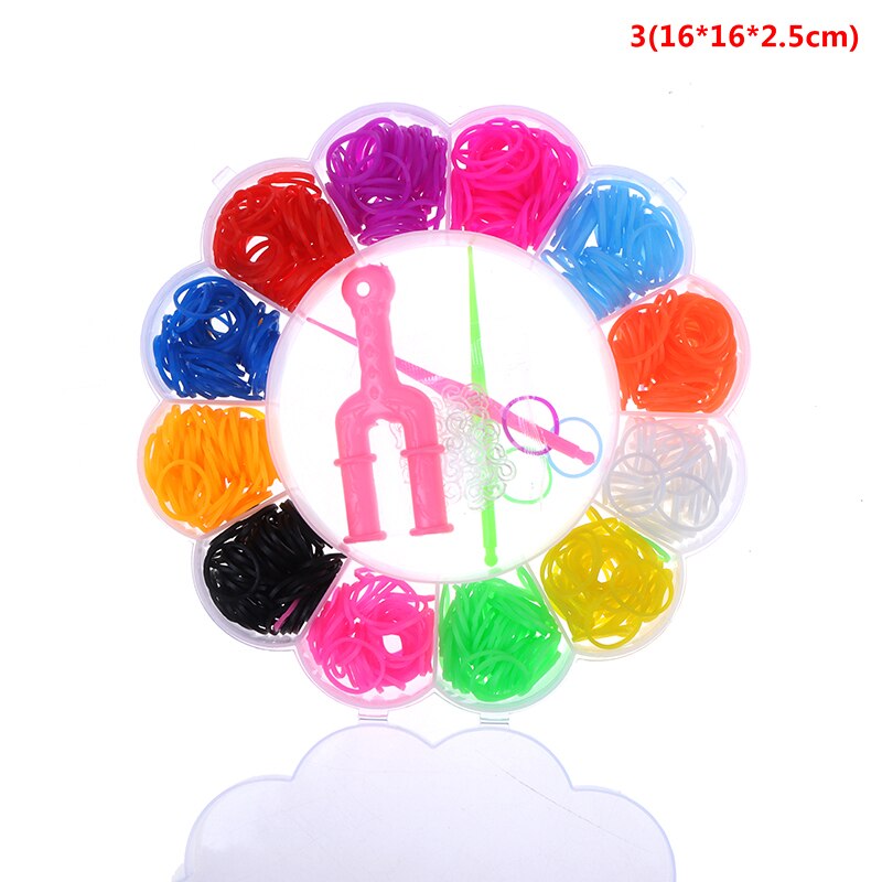 600pcs Loom Rubber DIY Band Bracelet Toys For Girl Craft Lacing Toy Woven Lace Bracelet Toy: A3