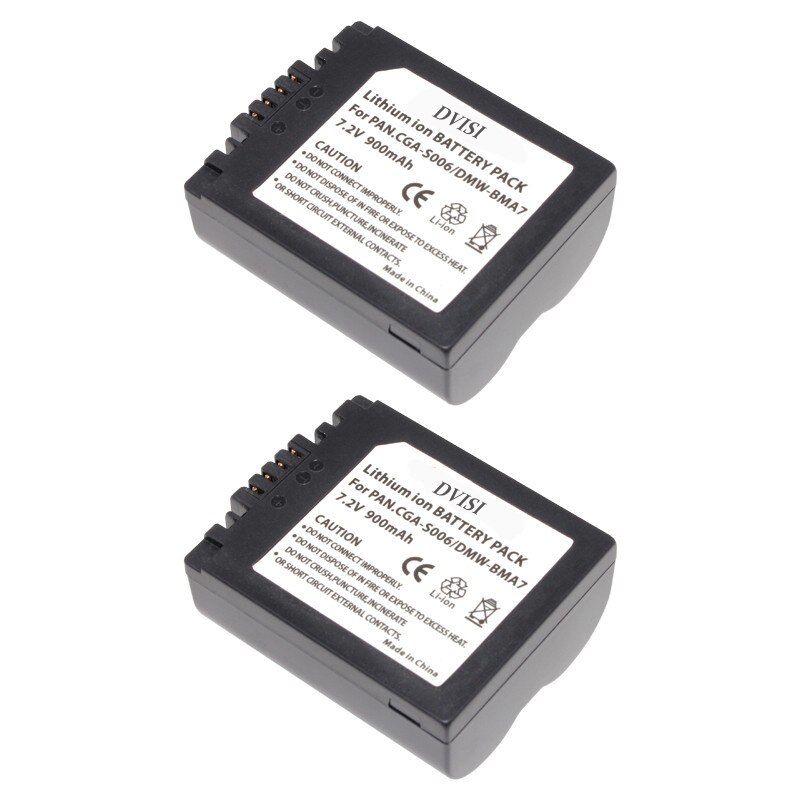 1Pc CGA-S006 CGR CGA S006E S006 S006A BMA7 DMW BMA7 Oplaadbare Batterij voor Panasonic DMC FZ7 FZ8 FZ18 FZ28 FZ30 FZ35 FZ38 FZ50