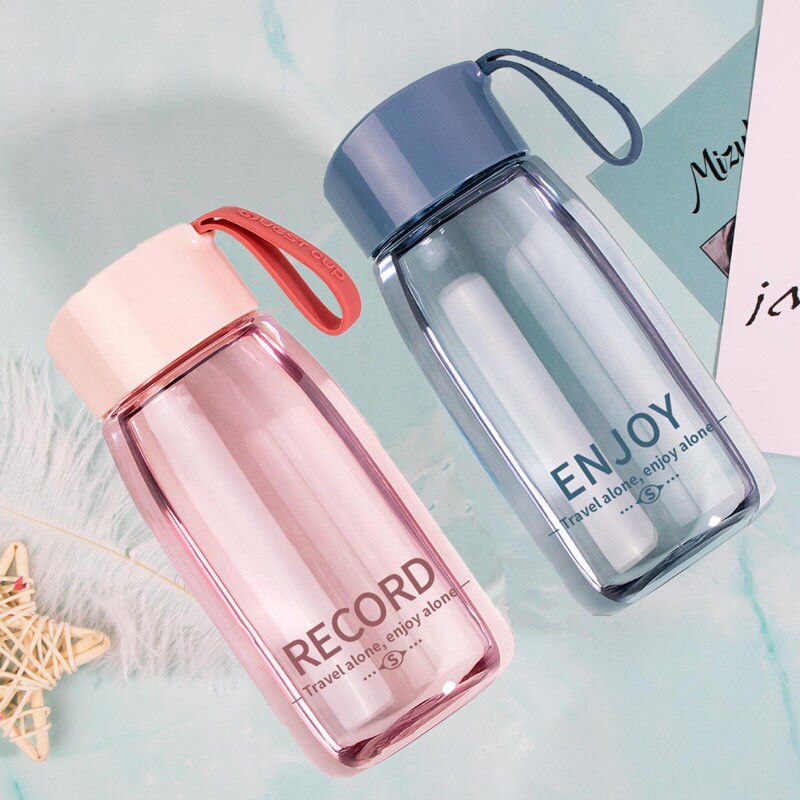 Sakura-botellas de agua de vidrio decorativas, vasos portátiles de vidrio reutilizables, buenas tazas resistentes al calor, botella de agua b
