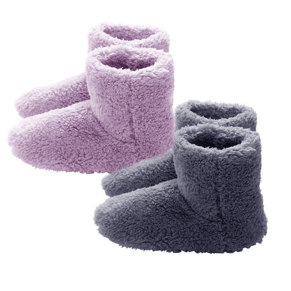 Pantufas elétricas com aquecedor usb, sapatos quentes de pelúcia para esquentar os pés, lavável e quente para inverno ao ar livre