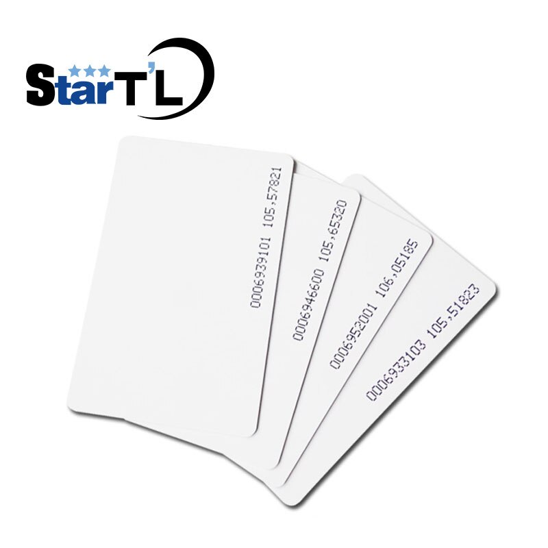 50 pcs 0.8mm 125khz rfid card TK4100 Chip Keycard ... – Grandado