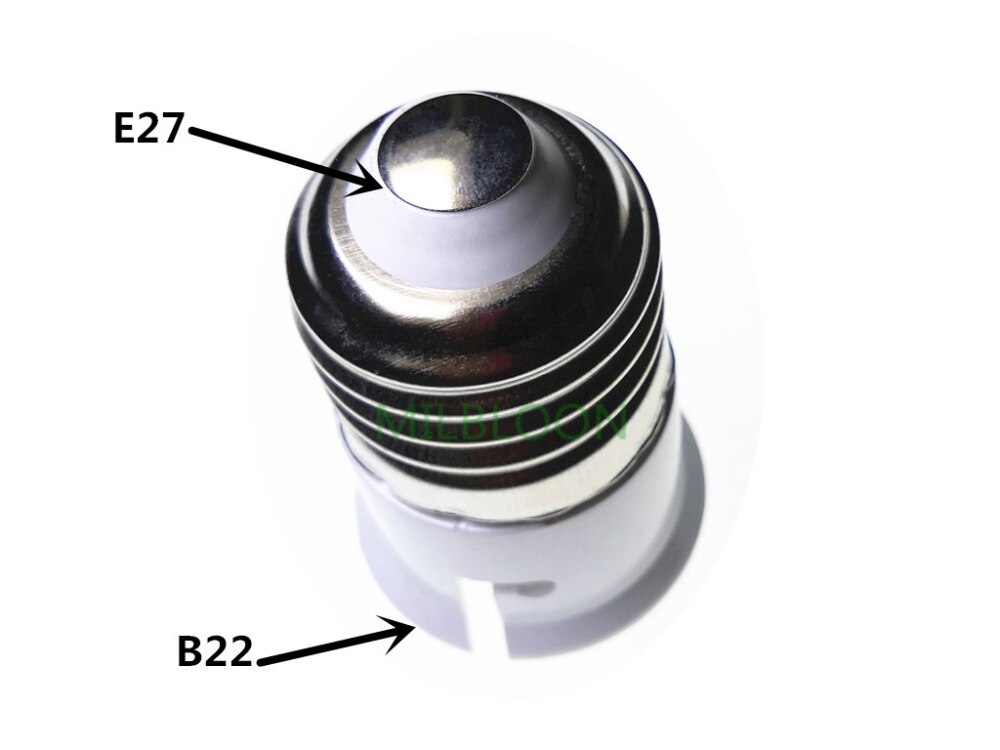 E27-B22 Lamphouder Converter E27 turn om B22 OM E27 Lamp adapter b22 turn in E27 houder verandering te b22