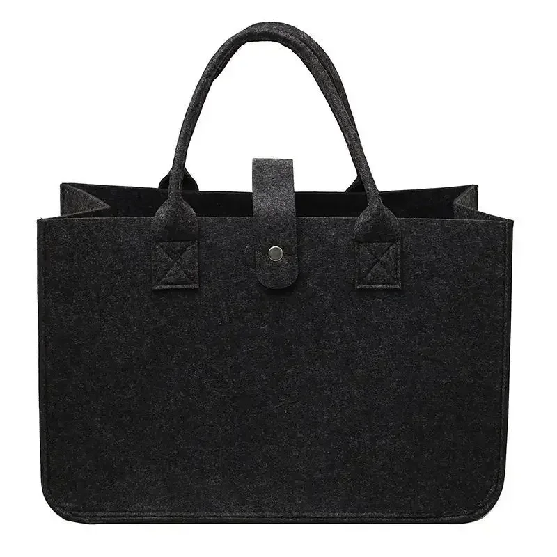 Neue Einkaufshandtasche für Damen, 2023, große Kapazität, offen, modisch, Filz, Einkaufs-Tragetasche, gewebte Tasche, Online-Einkaufen, China: Himmel Blau
