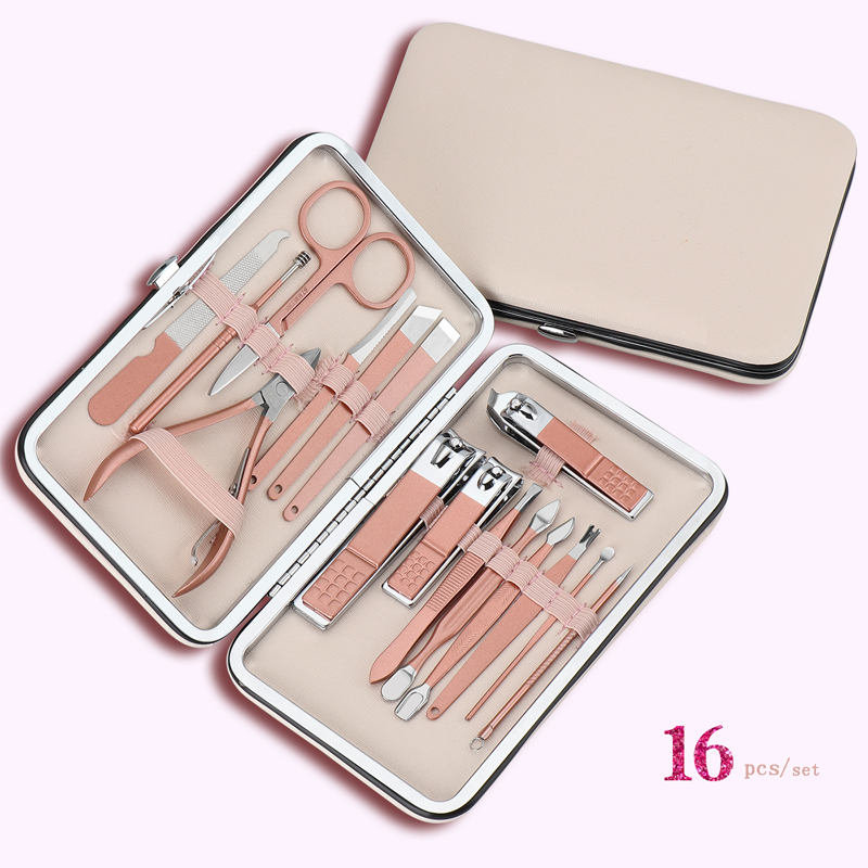 Nail Clipper tool Set Stainless Steel Nail Scissors Clipper Tweezer Tools Family Foot Hand Care Set
