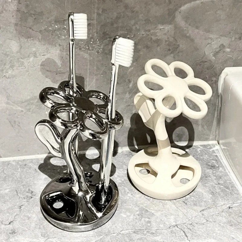 Ceramiczny uchwyt na szczoteczki robić makijażu Stojak na szczoteczki robić makijażu Stojak na pastę robić zębów Stojak na ołówki Stojak na zastawę stołową Organizer akcesoriów łazienkowych