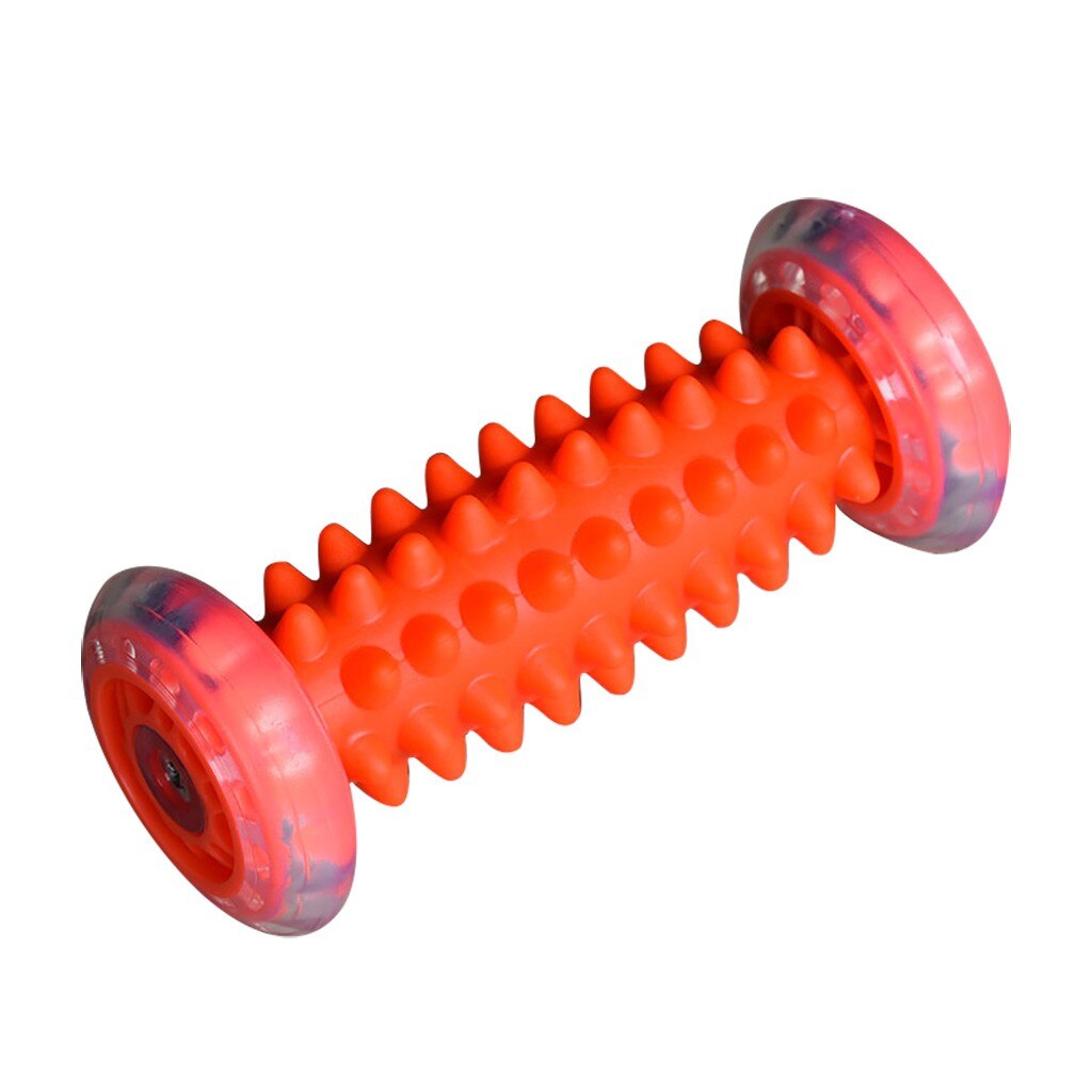 Foot Massage Roller Spiky Ball Foot Pain Relief Massager Relieve Plantar Fasciitis and Heel Foot Arch Pain and Relax: Orange
