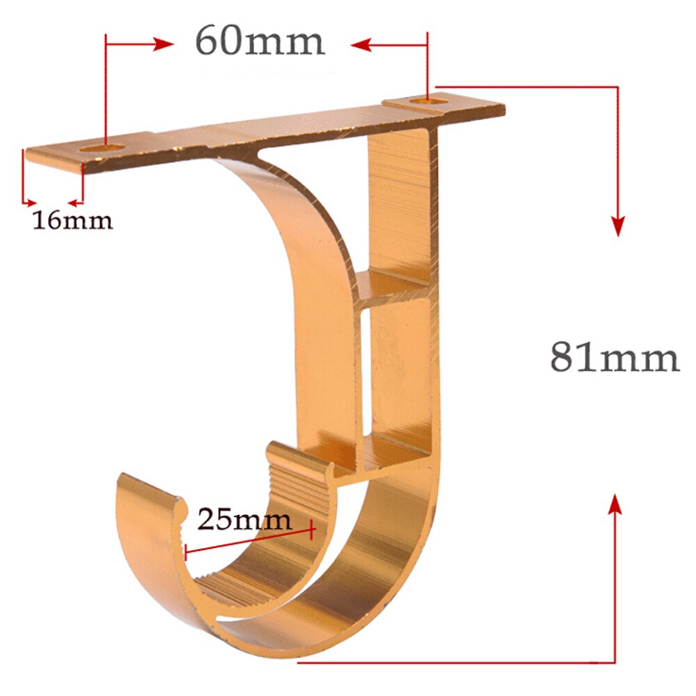 6 pièces pratique plafond tringle à rideau Installation crochet cintre Support de rangement Support accessoires