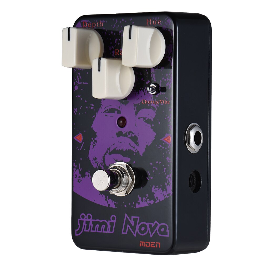 MOEN AM-VB Guitar Effect Pedal Jimi Nova Chorus/ Vibration 2 Modes Effect Guitar Pedal True Bypass Full Metal Shell