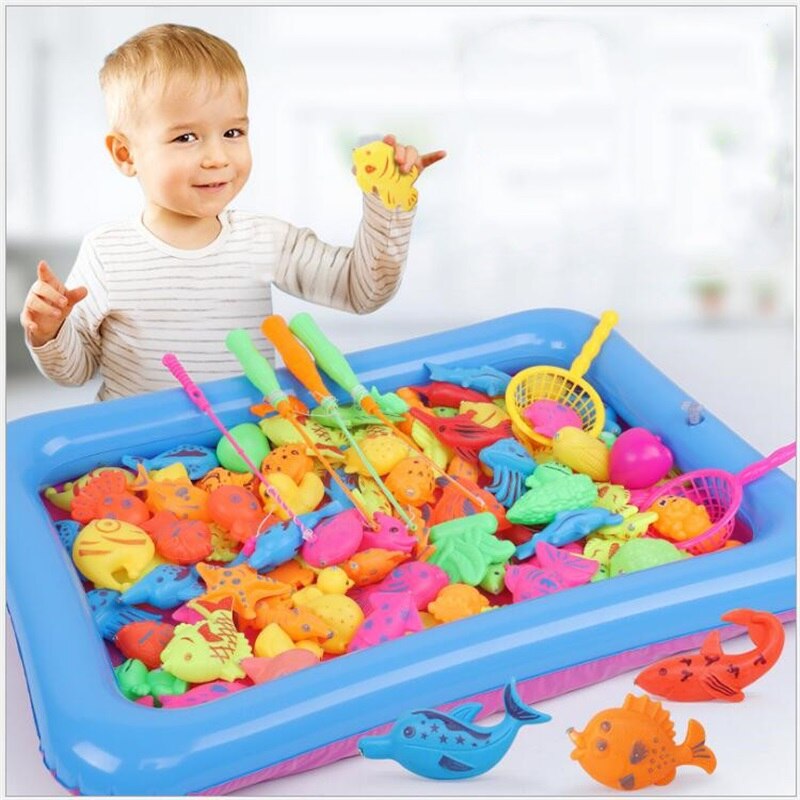 Magnetische 3D Vissen Ouder-kind Interactief Speelgoed Game Babybadje Speelgoed Outdoor Fun & Sport Speelgoed Leren & Onderwijs kinderen Speelgoed