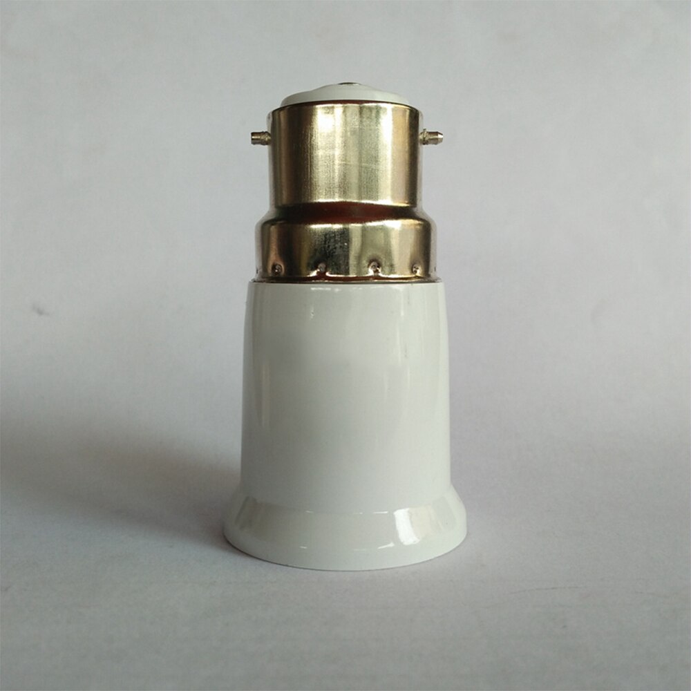 1 pz B22 per E27 Convertitori Supporto Della Lampada Al di Fuori B22 Verso L'interno E27 Esterno A Baionetta per La Vite Interna di Conversione testa della lampada