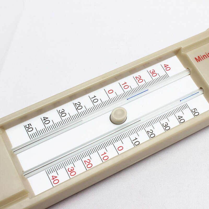 Termómetro de montaje en pared para el hogar, medidor de temperatura para jardín, invernadero, pared, ℃/℉, para interiores y exteriores, máx.