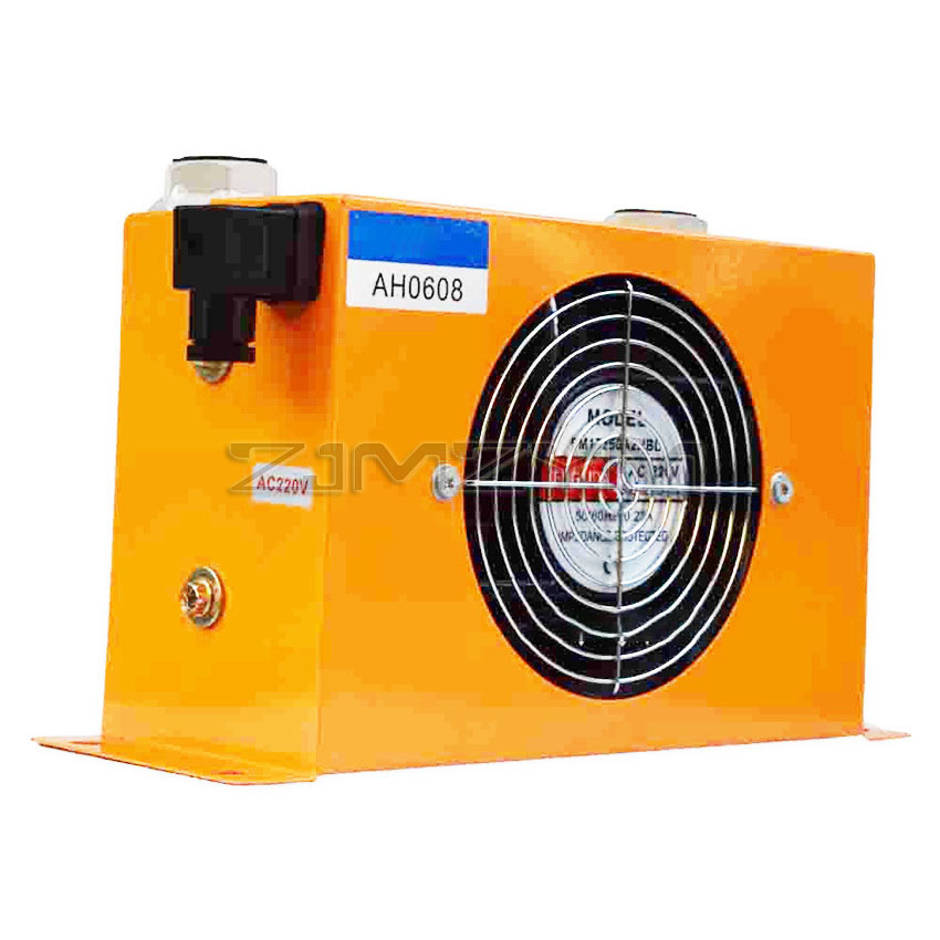 60L/min Hydraulic Air Cooler AH0608T Hardware Tools Air Cooled Oil Radiator Air Cooling Oil Cooler 110V 220V 24V 12V