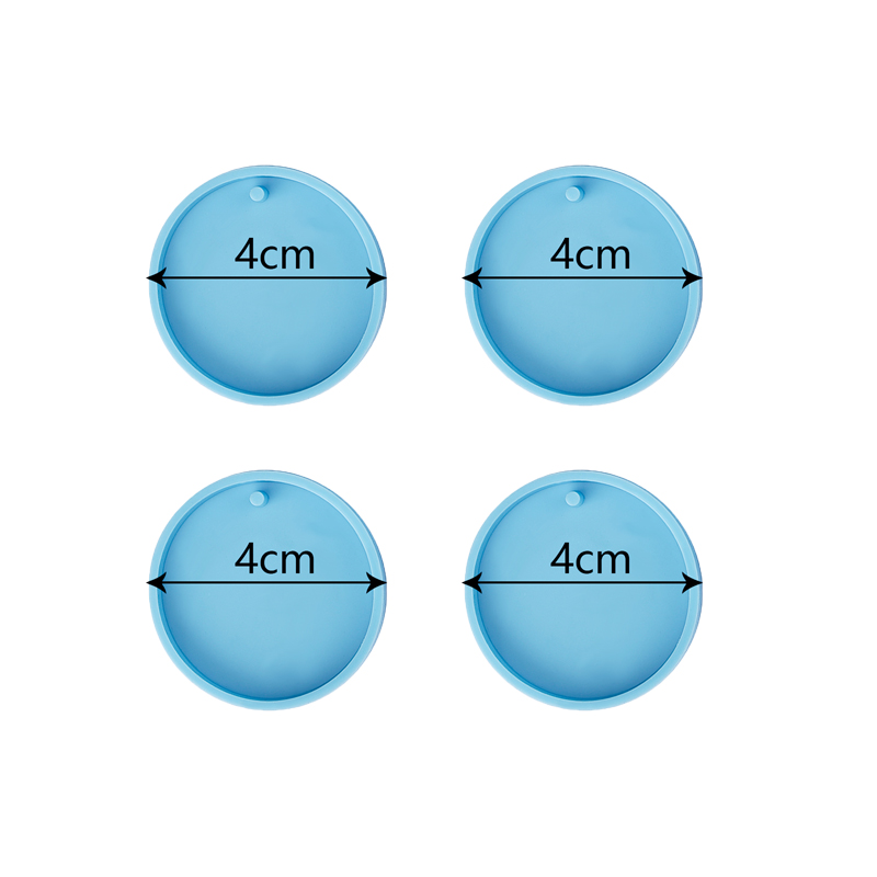 4/5Stck Weihnachten Ball Anhänger UV Epoxid Silikon bilden Blau/Rosa Schlüsselbund Harz Formen DIY Handwerk schmuck Dekorationen Gießen Werkzeuge: Grau