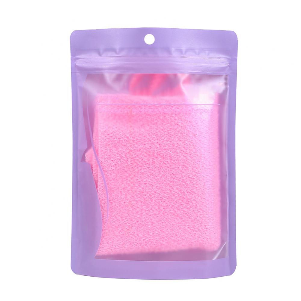 Rekbaar Body Exfoliërende Hals Terug Scrubber Douche Bad Doek Tool Washandje Polyester Bamboe Wassen Rug En Nek Product: Roze