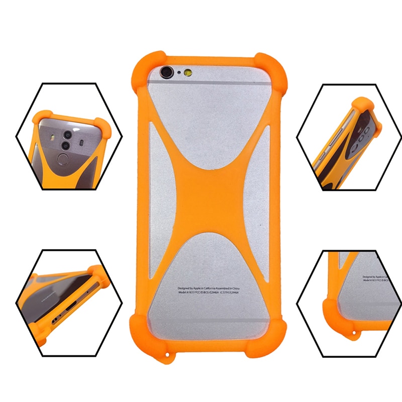 Pour Crosscall Core-X3 coque arrière Action-X3 souple en Silicone élastique pour coque de Trekker-M1 Crosscall avec sangle de cou