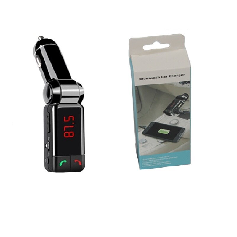 Auto  mp3 soitin bluetooth handsfree puhelin 12v auton tupakansytytin fm käynnistä u levy musiikki usb laturi aux tulo