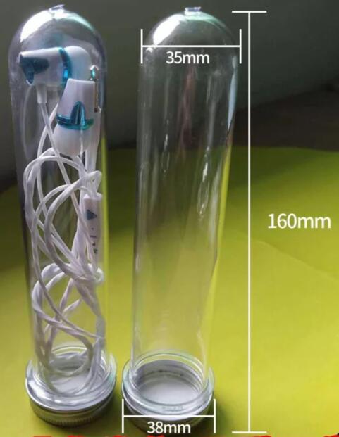 5pcs 100ml plastic Test Tube With Screw Cap Candy capsule PET Bottle Aluminum Cap Packing Tube With Pressure Sensitive Seal Jars