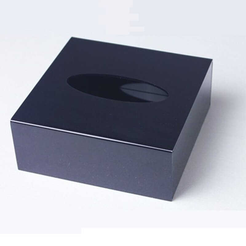 1Pc Acryl Tissue Box Servet Houder Tissue Papier Dozen Handdoek Dispenser Voor Restaurant Tissu Box Cover Boite Een Mouchoir christma