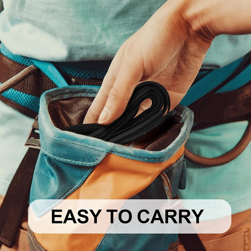 Portable Hunting Tree Climbing Aider with Anti-Skidding Steps Climbing Rope Ladder for Rock Climbing Caving Canyoning