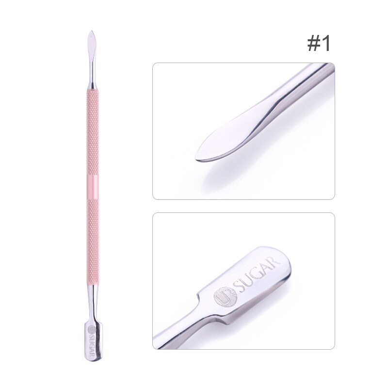 Azúcar UR oro rosa, para uñas cutícula cortauñas de tijeras cortador de cutículas producto para eliminar la piel muerta de pedicura de uñas de arte