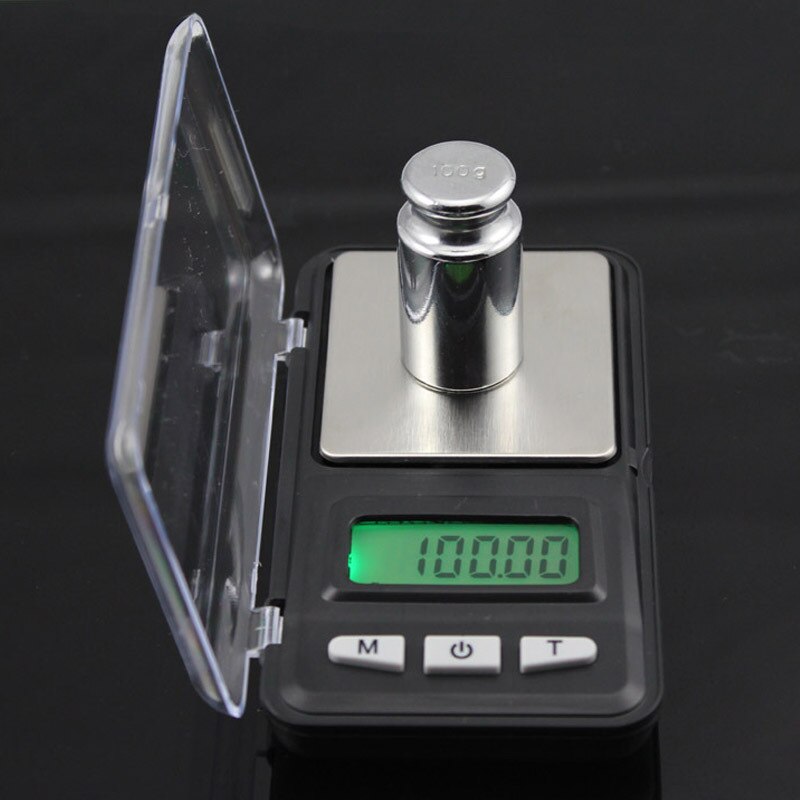 0.01g/0.1g Nero Mini Elettronico Bilancia Gioielli di Alta Precisione Bilancia Tasca Bilancia Digitale Bilancia