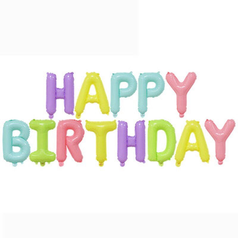 Happy Birthday Letter Baloons Decor Air Balls Globos Birthday Baby Shower Boy Girl Party Decorations Supplies Kids Toy: B mixed 04