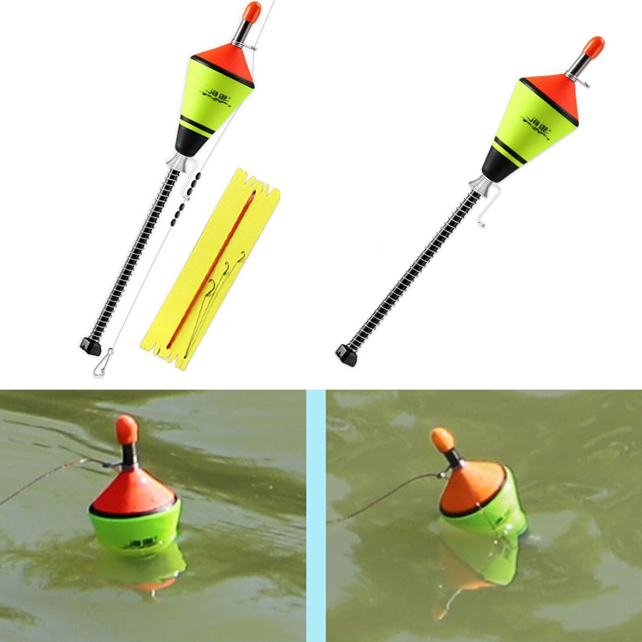 Portable Automatic Fishing Float Automatic Fishing Hook Trigger Electronic Buoy Fishing Float Device Fast Fishing Bobber Set