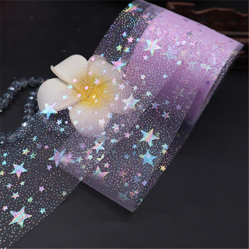 25 yard/rulle regnbue glitter tyl rulle pailletter krystal organza gennemsigtigt stof gør det selv håndværk tutu nederdel hjem bryllup dekoration: Lilla rød