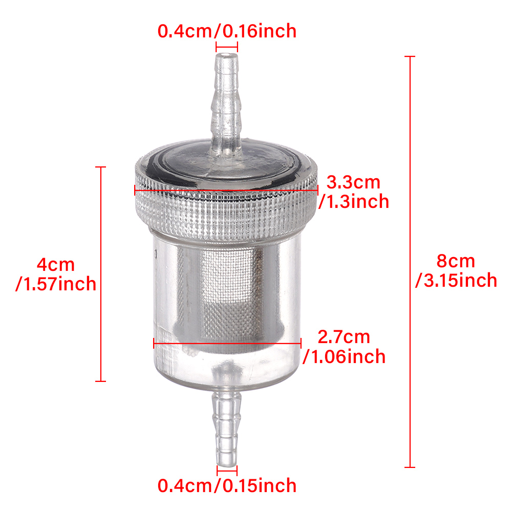 1/2Pcs 4mm Diesel In-Line Fuel Filter Kit Gas Filter For Eberspacher Heater Air Heater Diesel Set Auto Filters Accessories