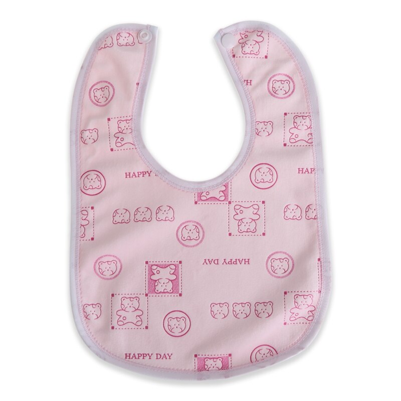 Babero de terciopelo de estilo aleatorio para bebé, toalla impermeable para el cuidado del bebé, alimentación, estampado, K3NE