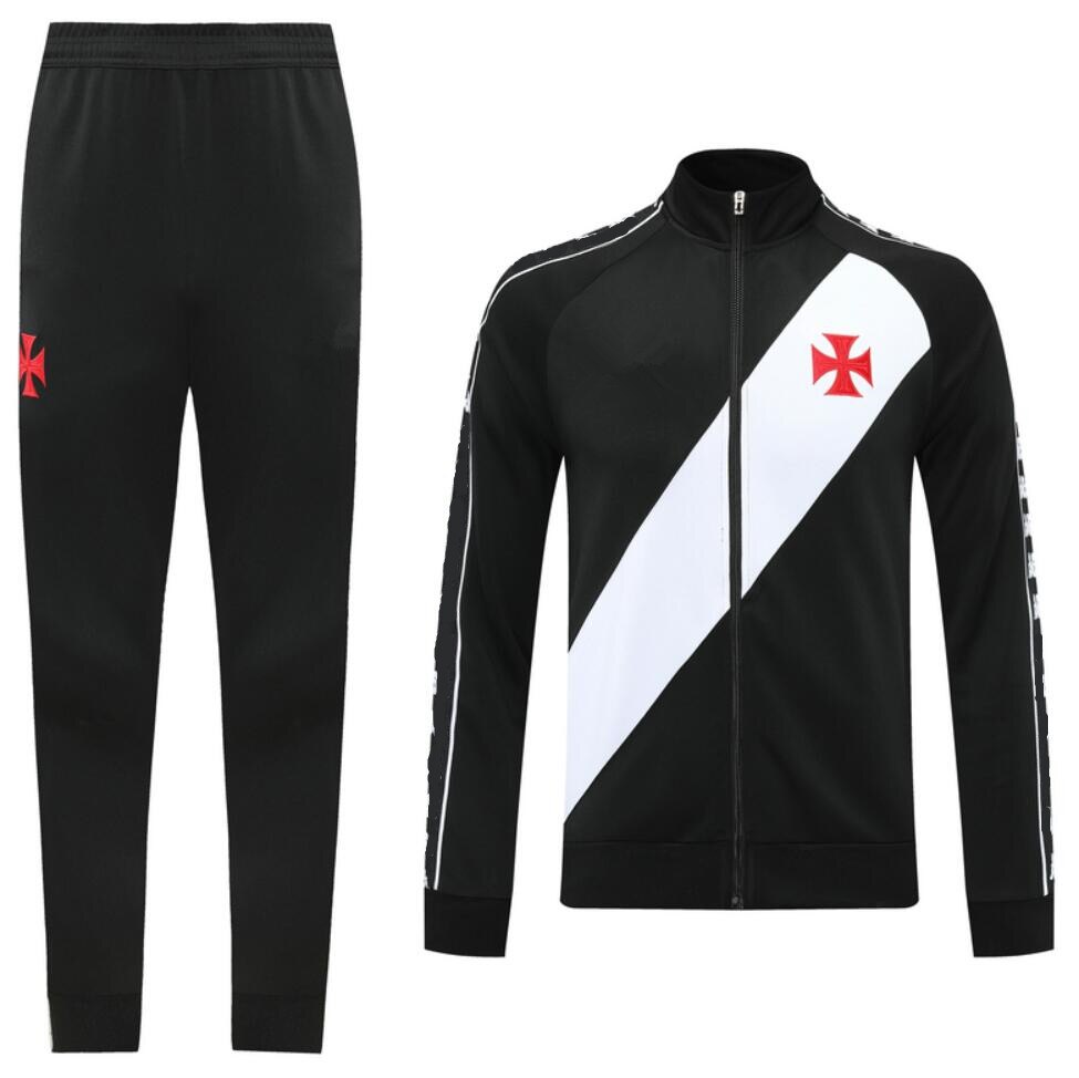 Trainingspak Jas Broek Voetbal Kleren Lange Rits Sportkleding Mannen Trui Set