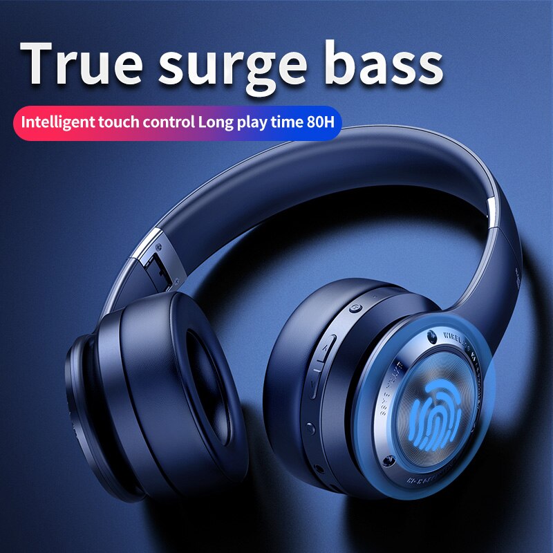 Picun B21 Bluetooth Headset Hoge Geluidskwaliteit Touch Control Draadloze Muziek Hoofdtelefoon Ondersteunt Tf Card