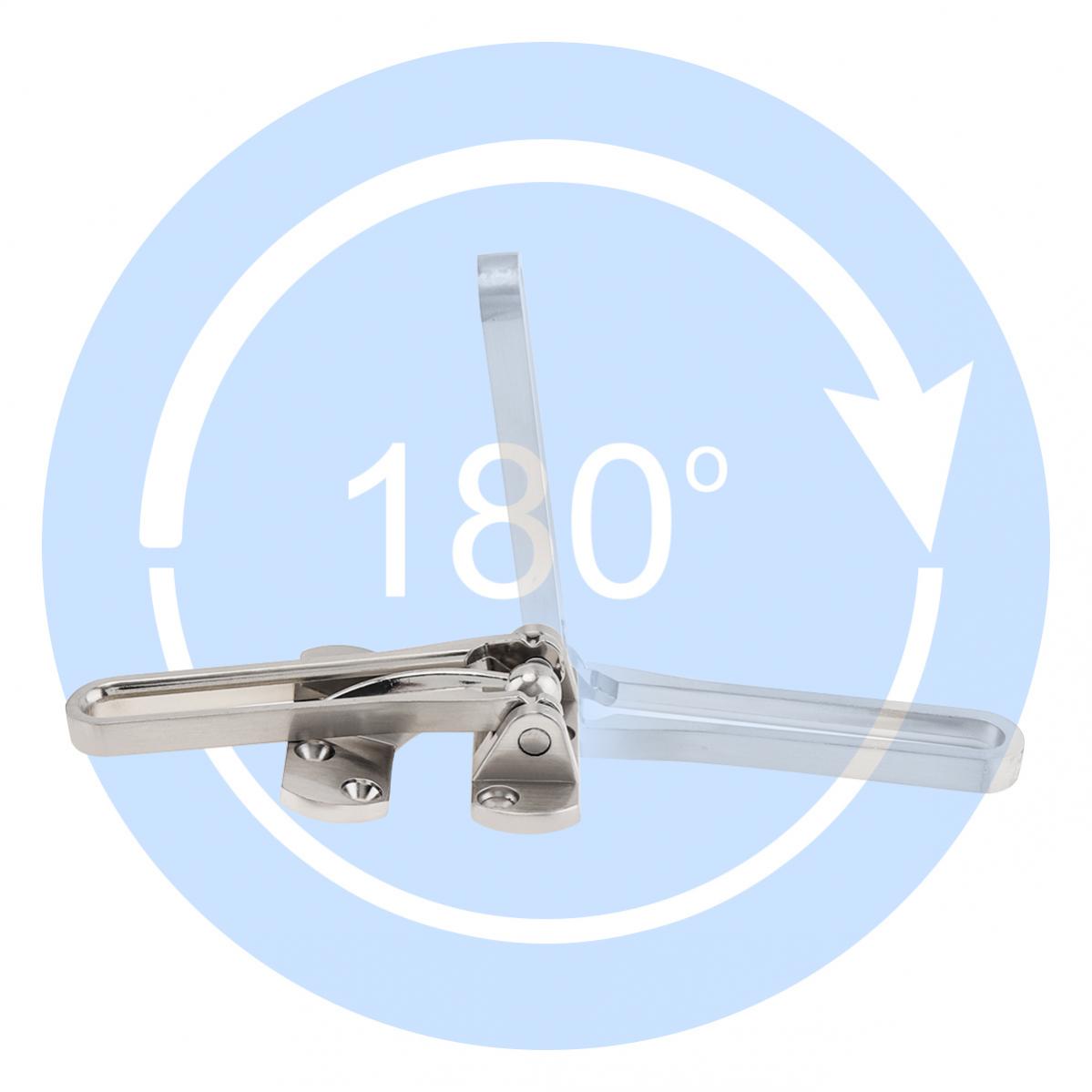 Door Bolt Home Anti-theft Room Door Bar Door Lock Latch for Home &amp,Hotel Security Door Chain Lock U Swing Front Door