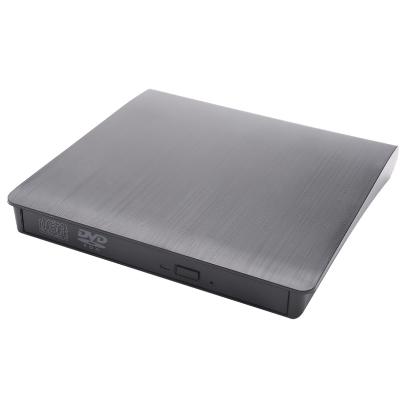 External Cd Dvd Drive With Case Usb 3.0 Optical Drive Portable Slim Cd Rw Rom Drive Player Burner Writer Rewriter High Speed For