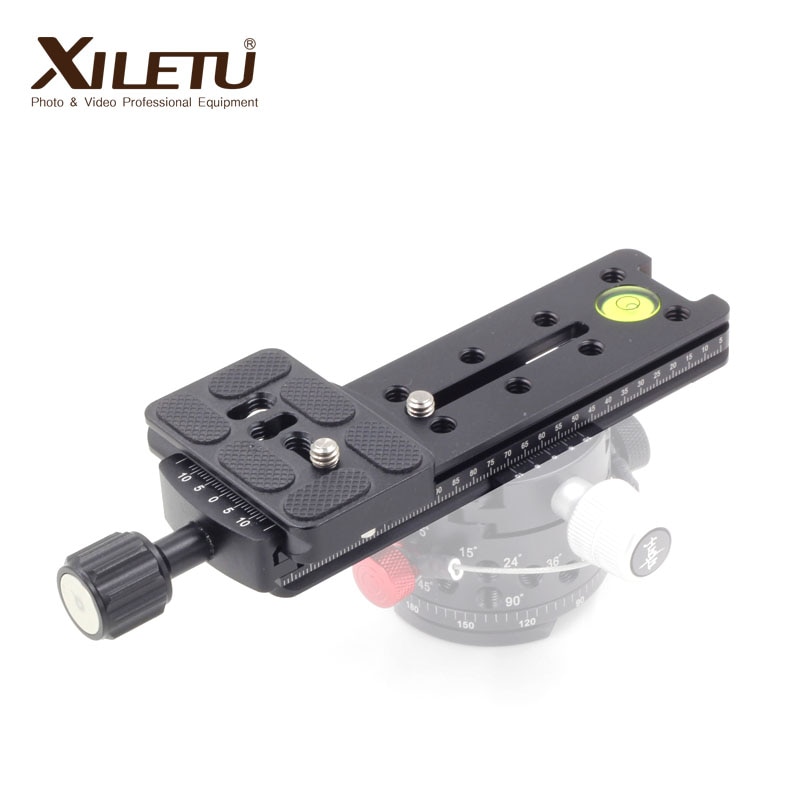 XILETU-Soporte de cámara de NNR-140, abrazadera de placa de liberación rápida alargada para Arca Swiss de disparo panorámico y Macro